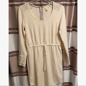 Long sleeve cotton dress